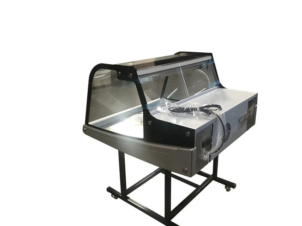 36" Showcase Refrigerator on Wheels F3665