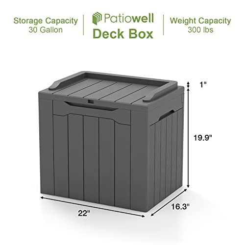 70 Gallon Water-Resistant Plastic Storage Bench X601919