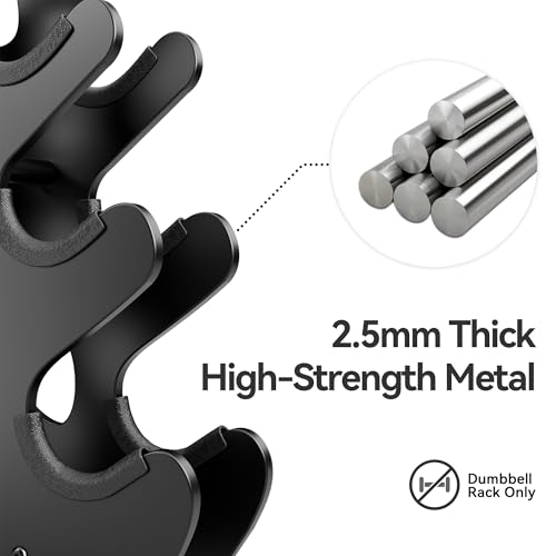 Compact A-Frame Weight Rack with Rubber Covers B1464