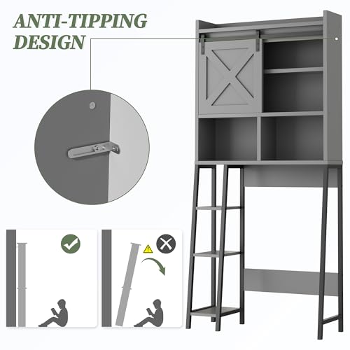 Over The Toilet Storage Cabinet, White N790829