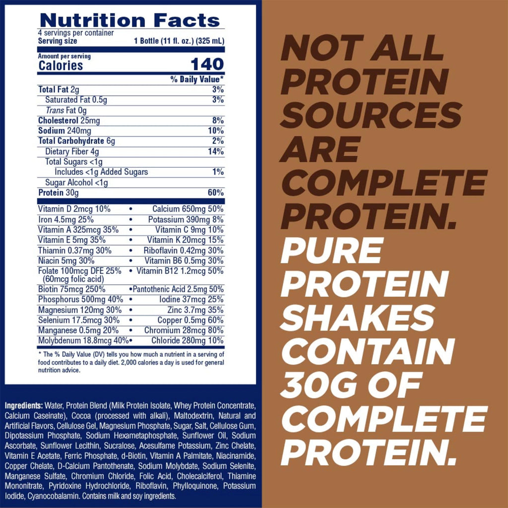 Rich Chocolate 30g Protein Shake 12 Ct O98562