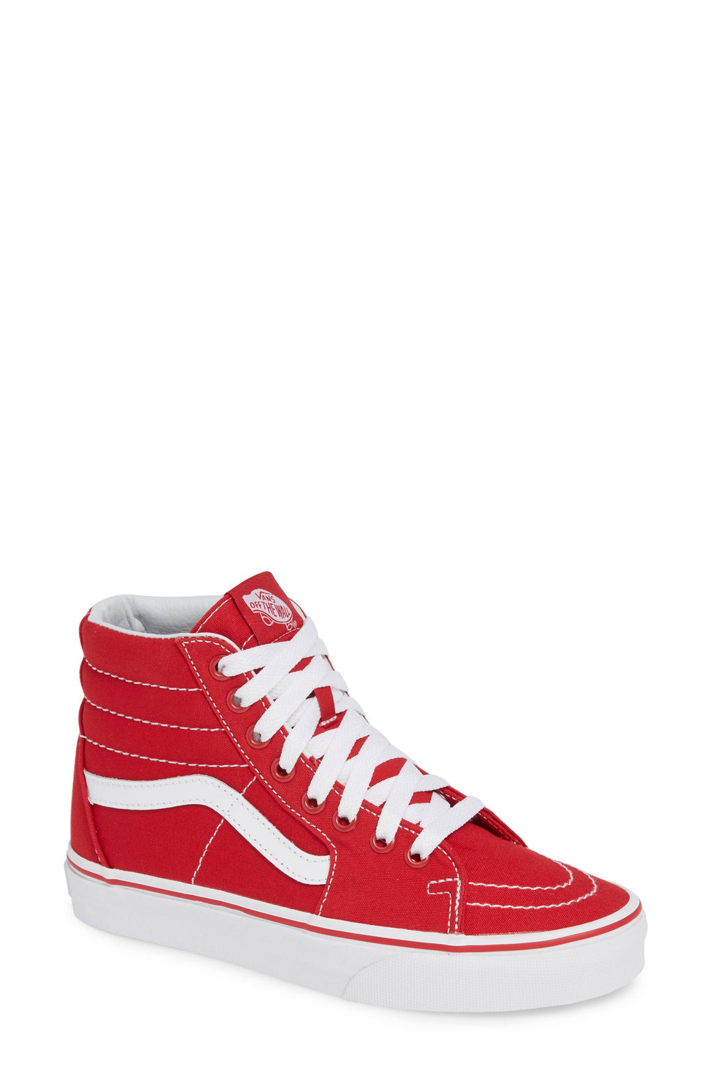 Red Canvas Sk8-Hi I2734