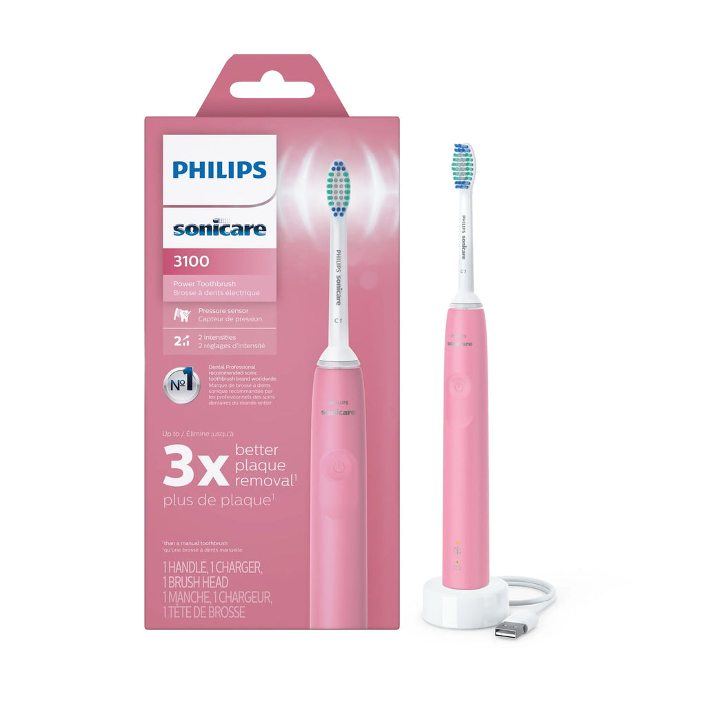 Rechargeable Electric Toothbrush with Pressure Sensor, Black P7472