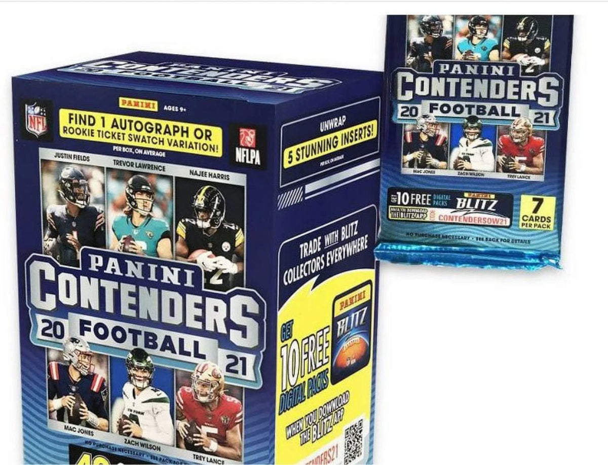 2021 Panini NFL Contenders Football Trading Card Blaster Box G298