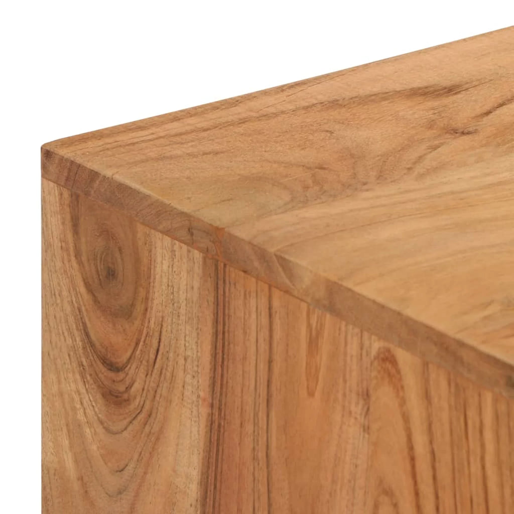 Acacia Wood Writing Table with 2 Drawers and 1 Shelf M494
