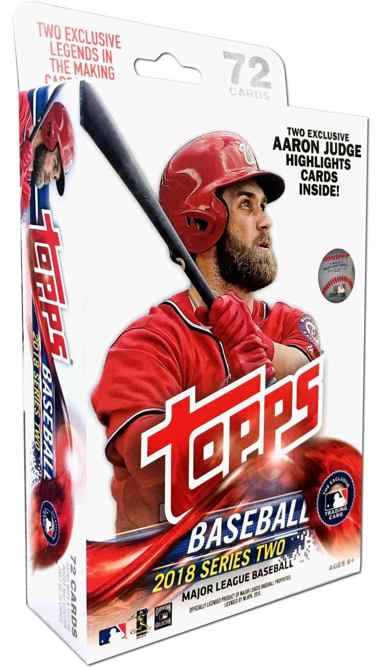 Baseball Trading Card Hanger Box 72 Cards T6886
