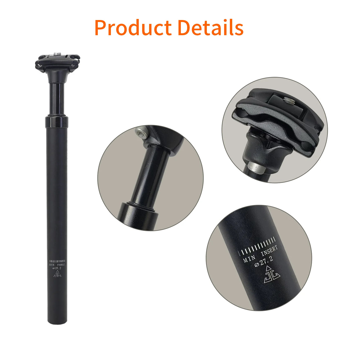 Bicycle Dropper Seatpost Adjustable Mtb Suspension Seat Post Y6436