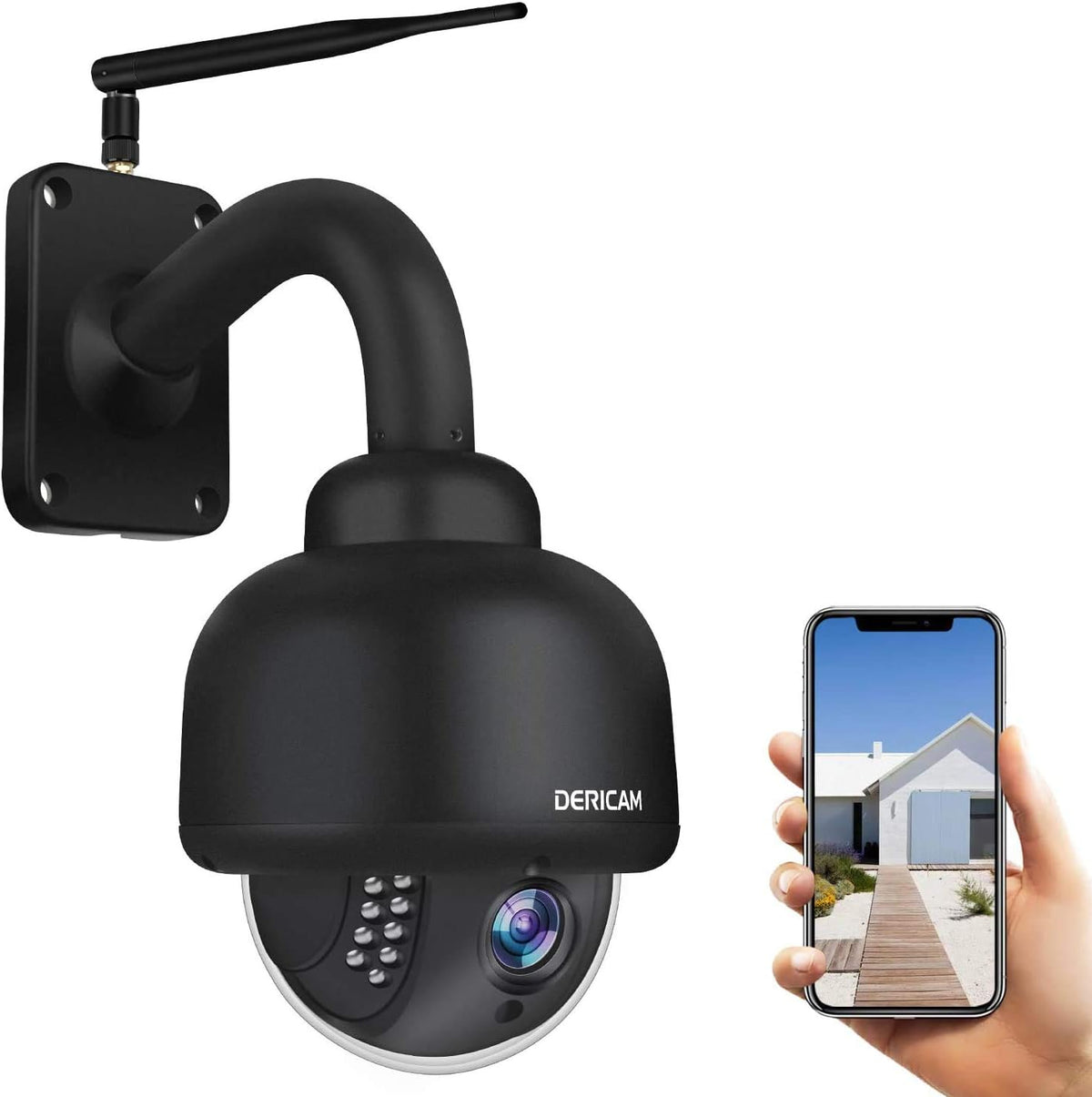 White PTZ WiFi Security Camera M658725