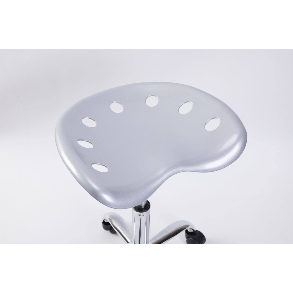 Gray Tractor Seat Swivel Chair with Adjustable Height and Casters C975