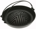 Black Cast Iron Grill Pan U1423