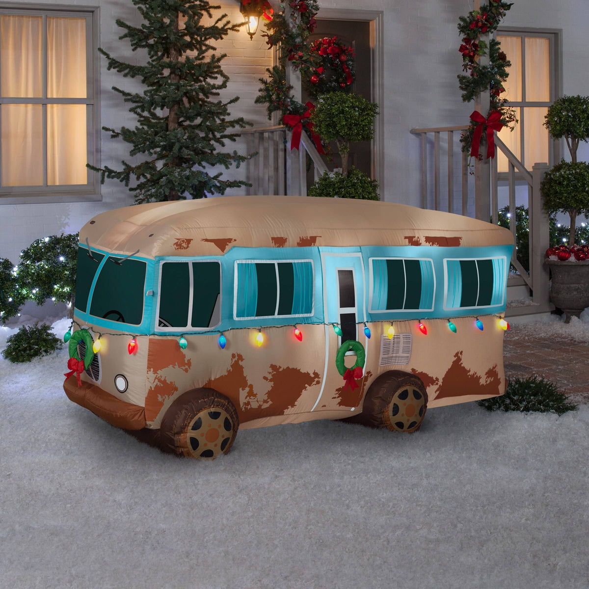 Christmas Inflatable RV Scene C7352