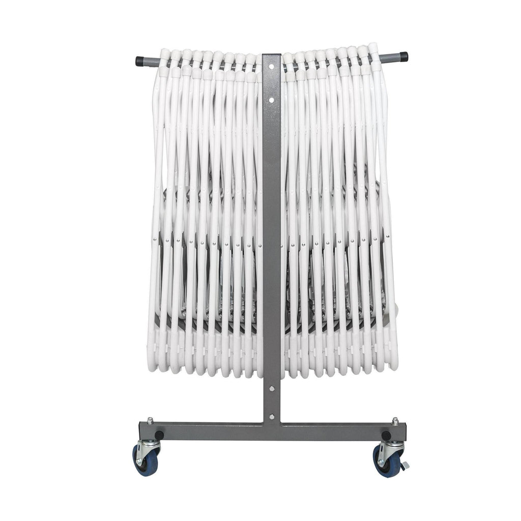 Gray Heavy Duty Folding Chair Trolley Cart M36975