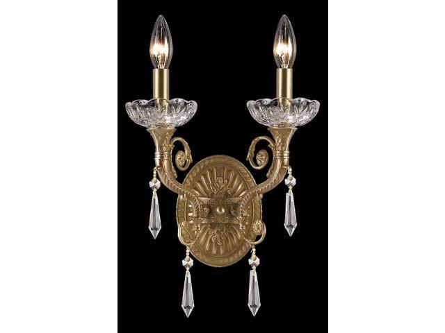 2 Light Sconce, Aged Brass O486938