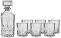 Whiskey Decanter and Glass 7-Piece Set with Stopper S983832