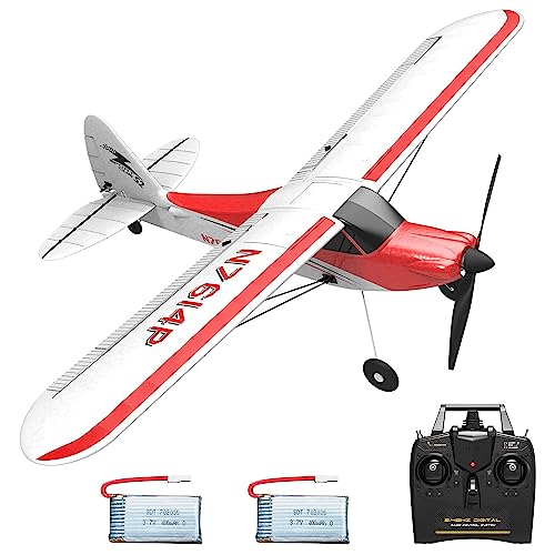Red 500mm 4CH Remote Control Airplane with Prop Saver U385856