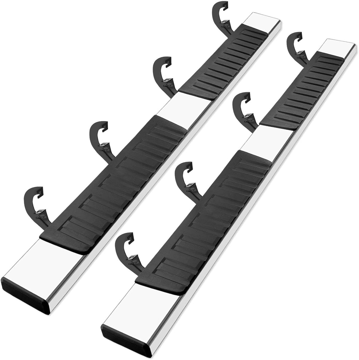 6 Inches Stainless Steel Running Boards Steps Nerf Bars M2143