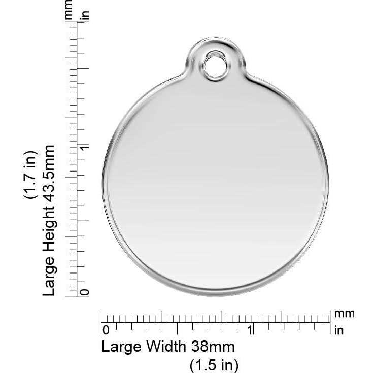 Stainless Steel Dog ID Tag H414112