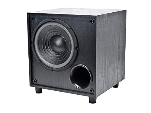 60-Watt Powered Subwoofer 8 Inch Black O138109
