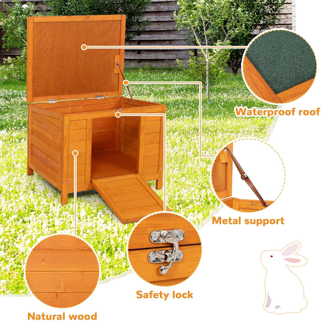 Natural Wooden Small Animal House P5119