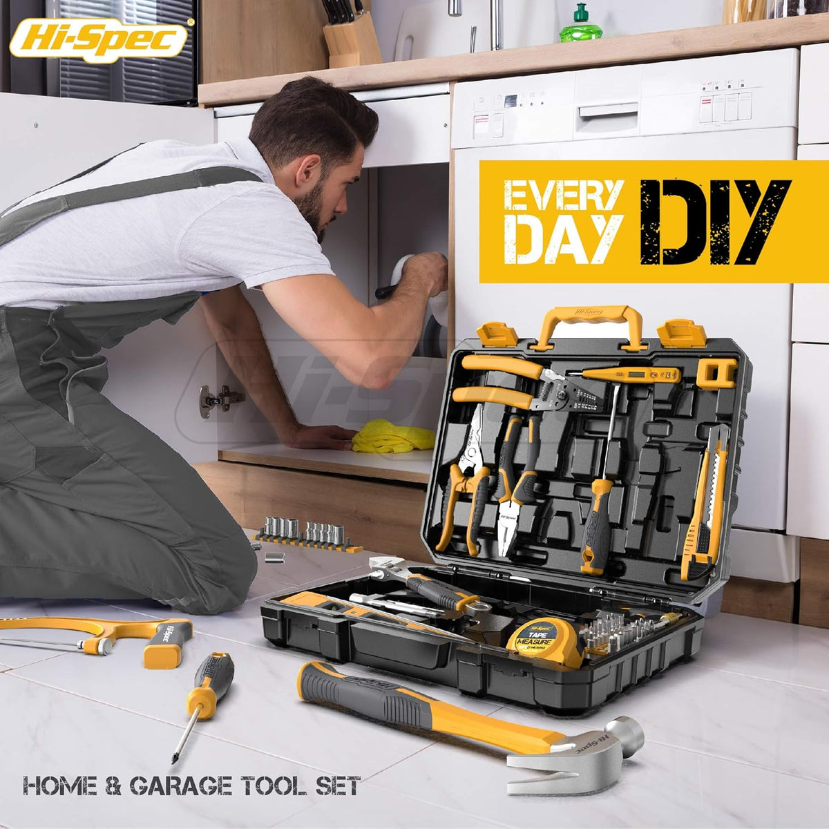 82 Piece Home & Garage Tool Kit Set C21619
