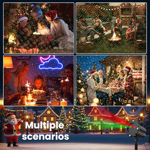 Waterproof Christmas Laser Lights Outdoor with Remote V763