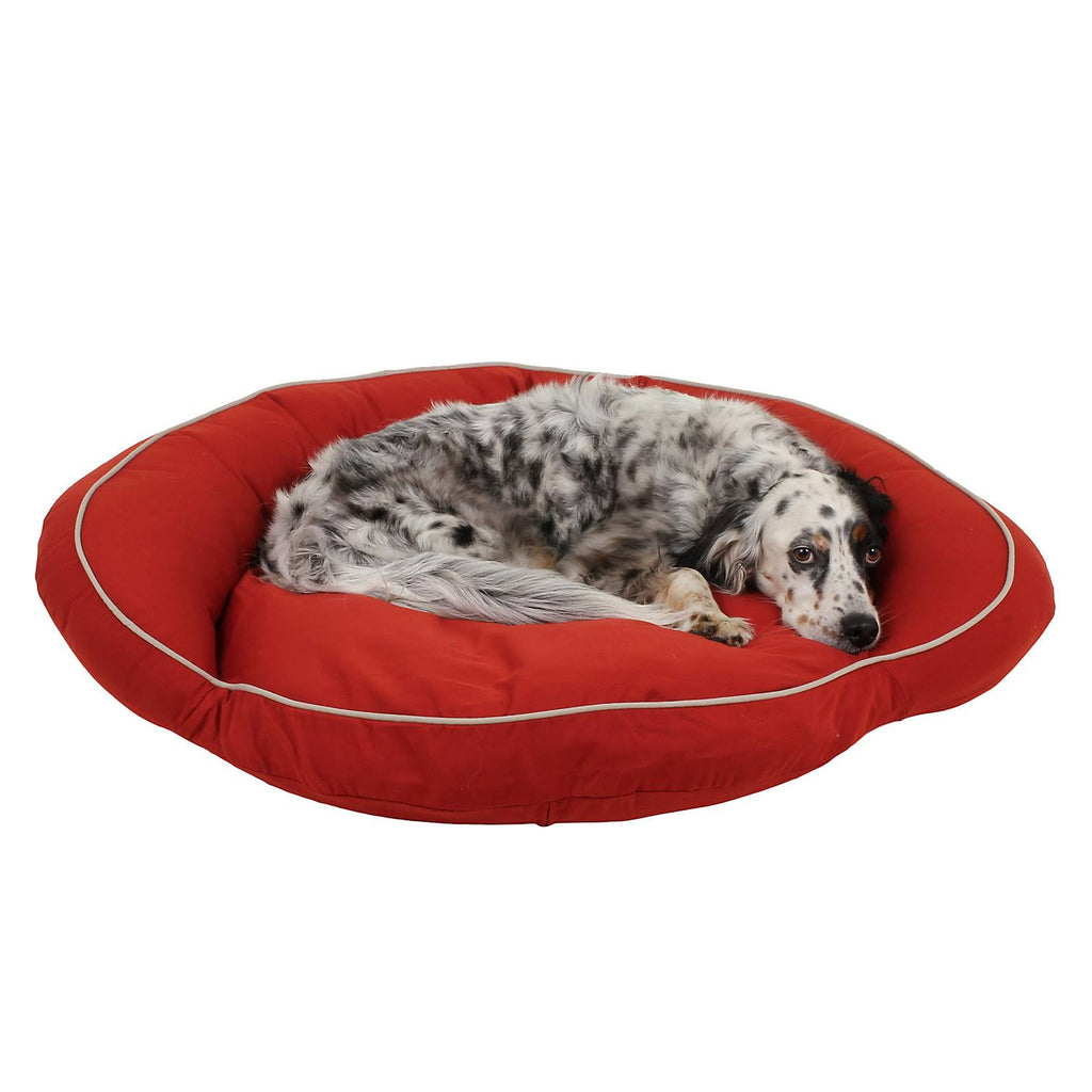 Red Twill Bolster Bed Y651605