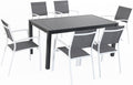 7-Piece Outdoor Dining Set with 6 Sling Chairs and Dining Table U43086
