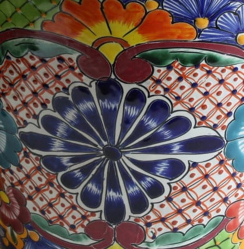Small-Sized Talavera Ceramic Garden Pot I620360