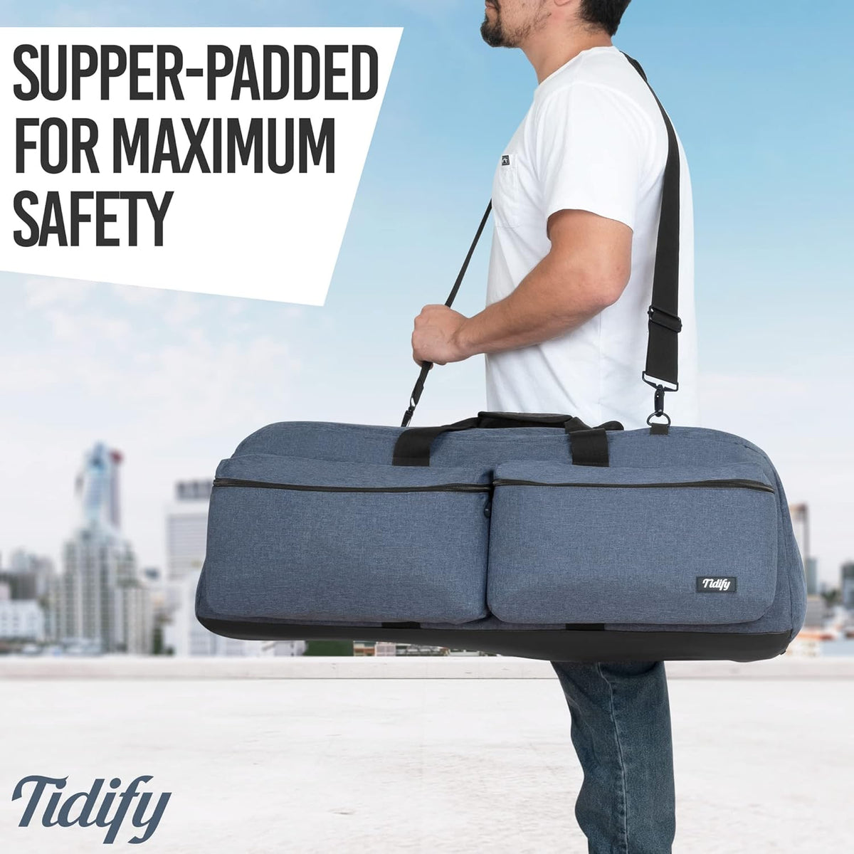 Large 35" Padded Telescope Bag with Internal Padded Pockets S1399
