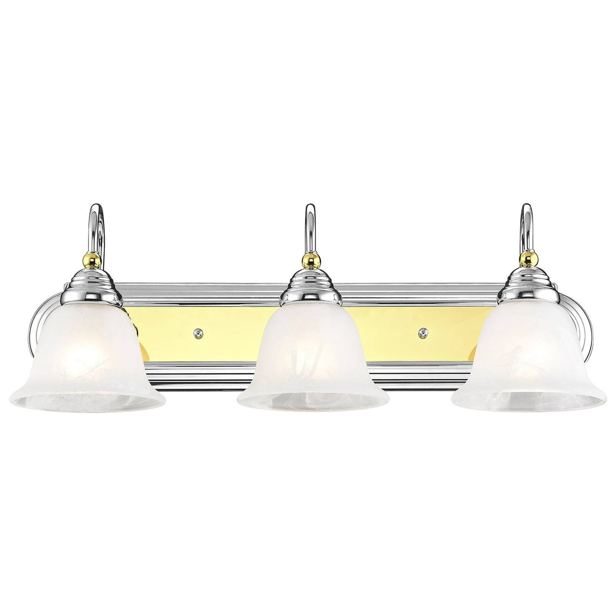 Chrome & Polished Brass Bath Light I1848