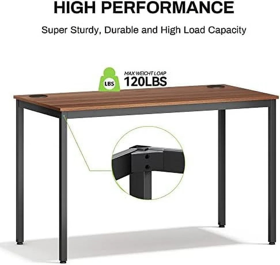 47 inch Walnut Computer Desk V9682