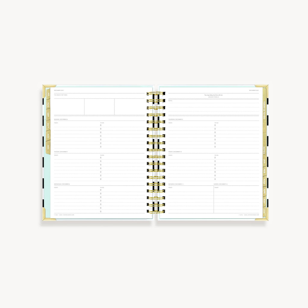 Black Weekly Planner H47901