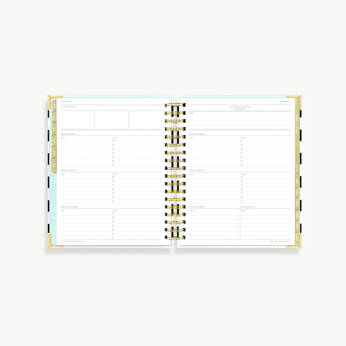 Black Weekly Planner H47901