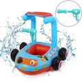 Toddlers Inflatable Pool Float Toys with Water Spray Gun Pirate Boat C4286