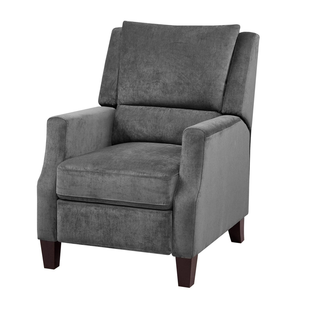 Grey Push Back Recliner K6123