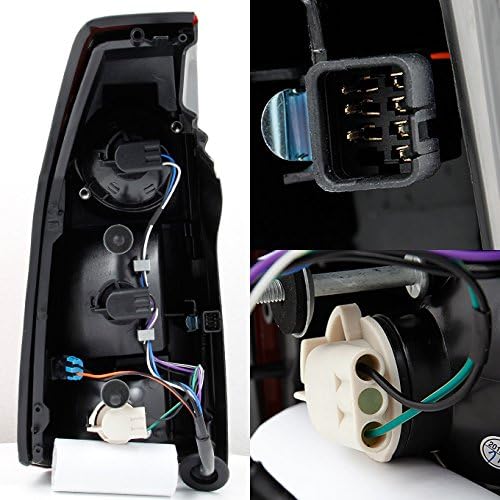 Red Clear Rear Tail Light Replacement Z231366