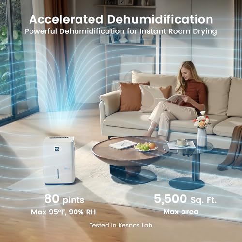 120 Pints Energy Star Dehumidifier with Drain Hose V596