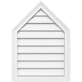 Peaked Top Surface Mount PVC Gable Vent M859889