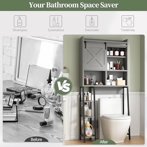 Over The Toilet Storage Cabinet, White N790829