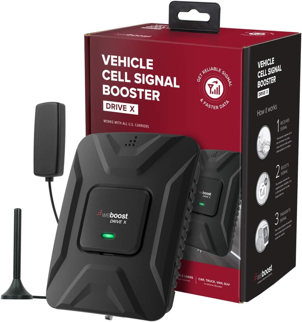 Vehicle Cell Phone Signal Booster with Magnetic Roof Antenna C188