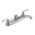 2-Handle Kitchen Faucet in Stainless Steel C5027