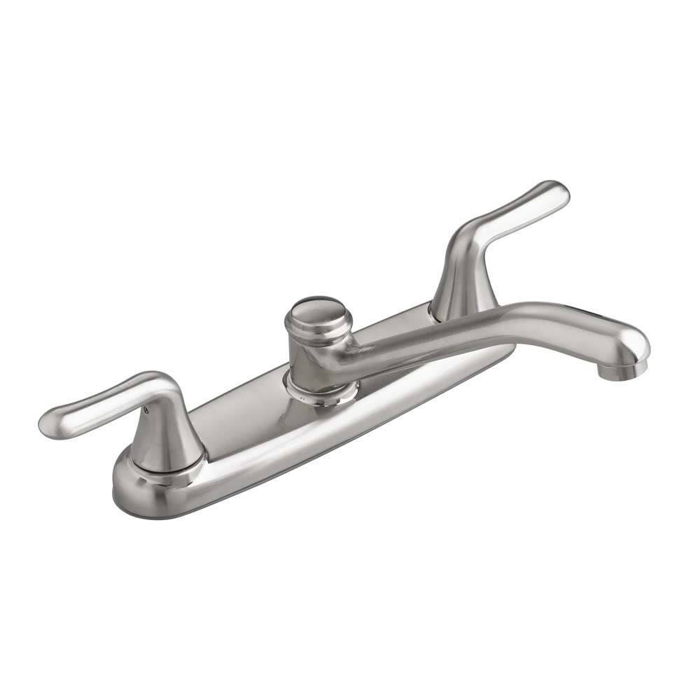 2-Handle Kitchen Faucet in Stainless Steel C5027