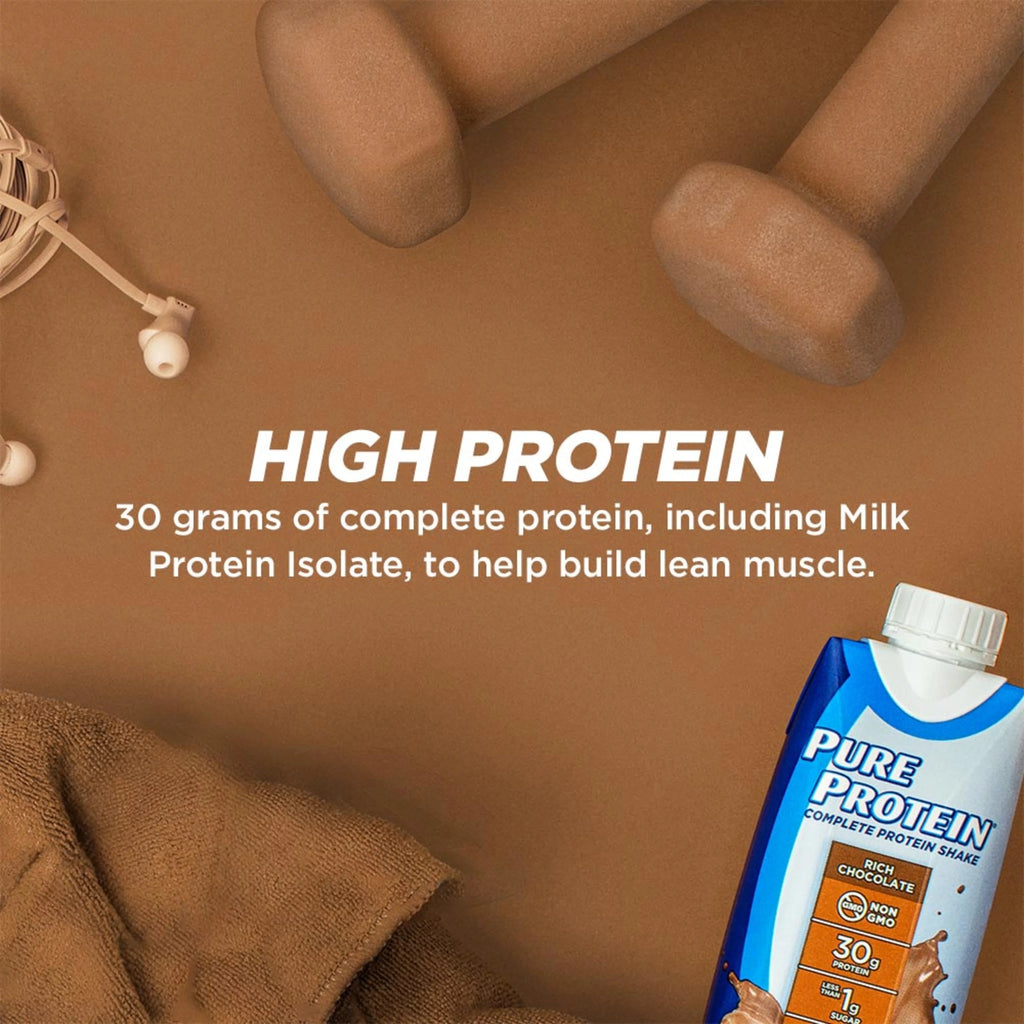 Rich Chocolate 30g Protein Shake 12 Ct O98562
