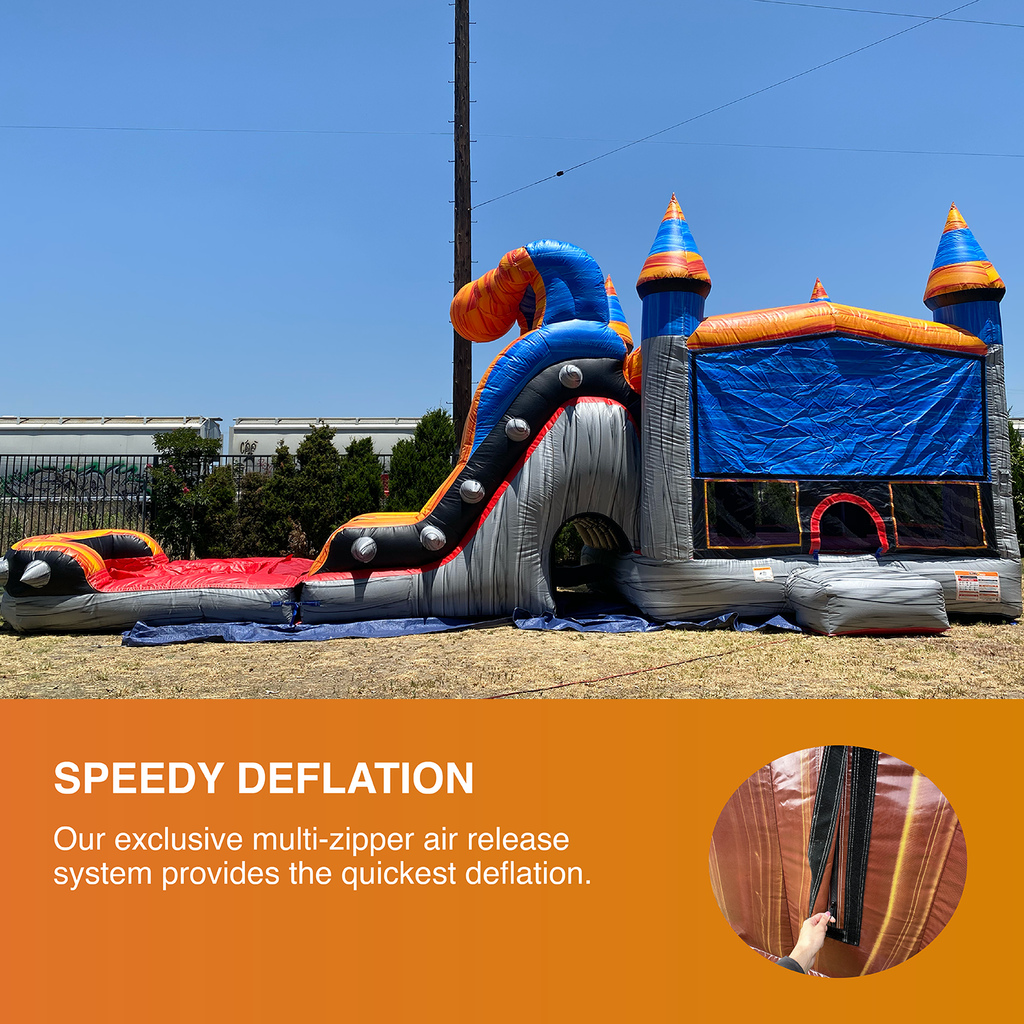 Inflatable Bounce House Water Slide with Splash Pool M885