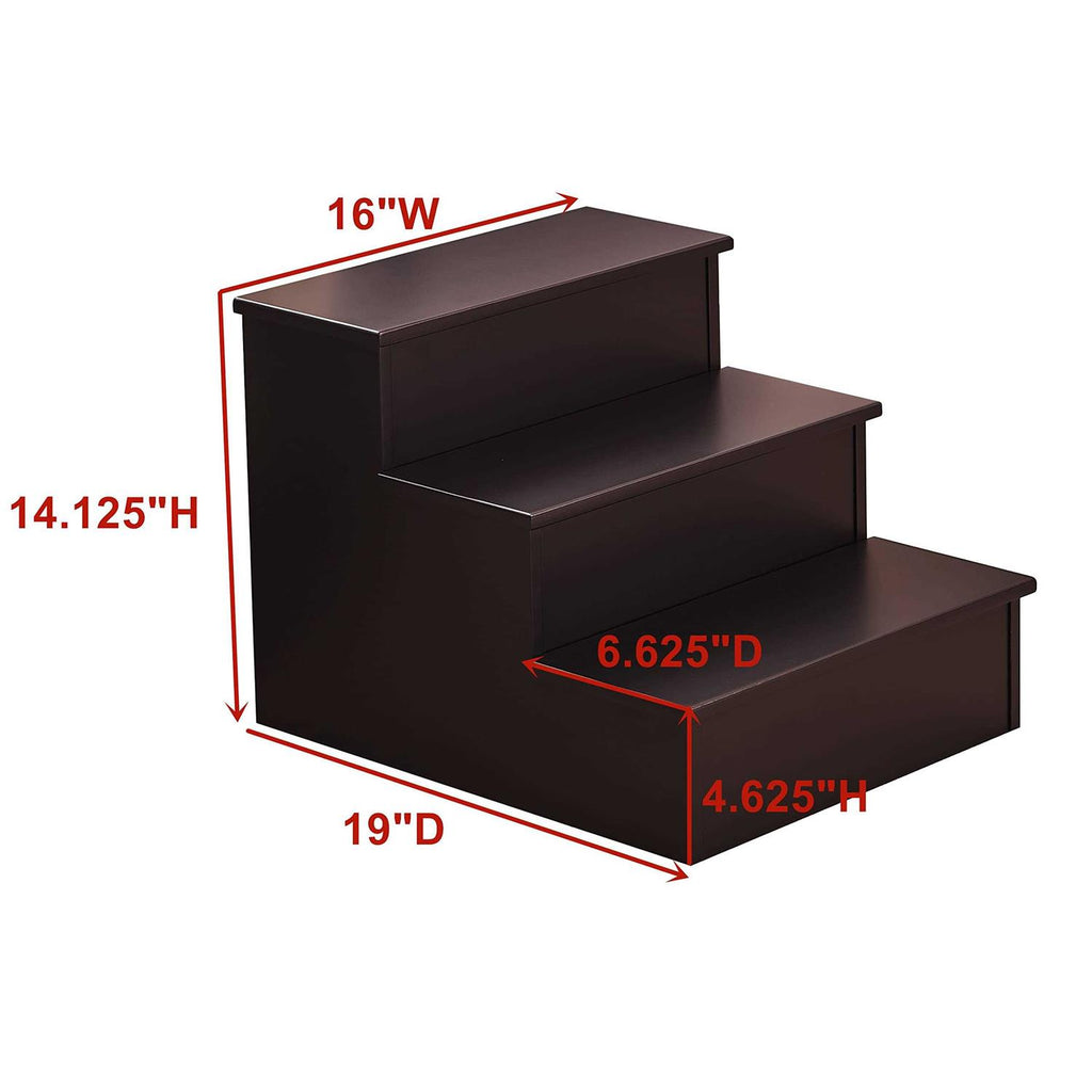 Wood 3 Step Stool V957