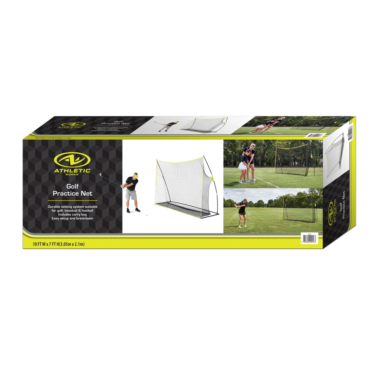 Golf Practice Net with Carry Bag 10' x 7' U631