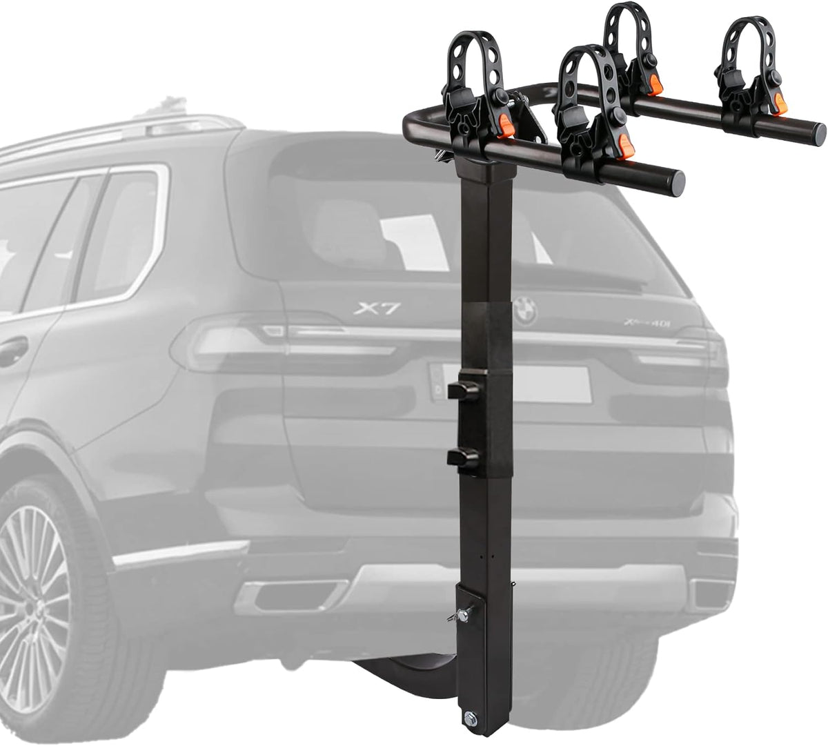 2-Bike Hitch Mount Carrier Rack F705837