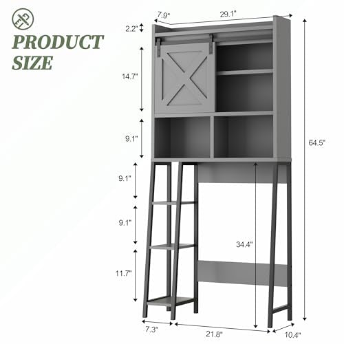 Over The Toilet Storage Cabinet, White N790829