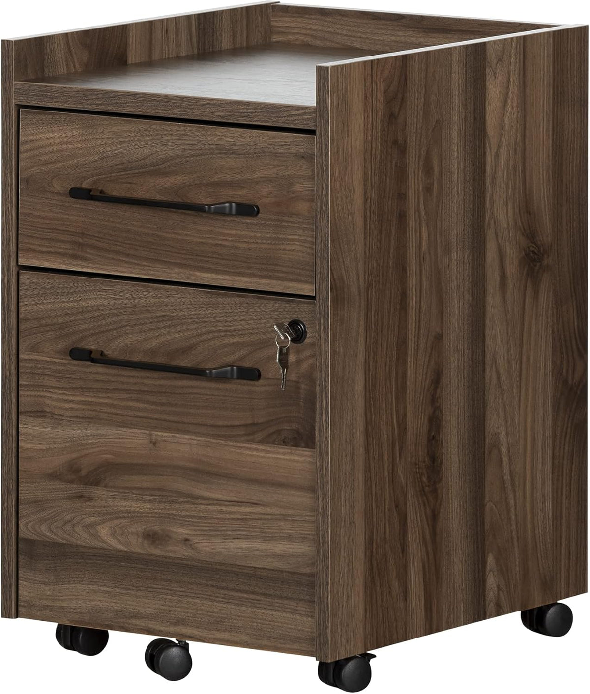 Natural Walnut Mobile File Cabinet K8230