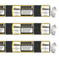 4 Foot Woven Weed Barrier Landscape Fabric 300 Feet 3 Pack F356518
